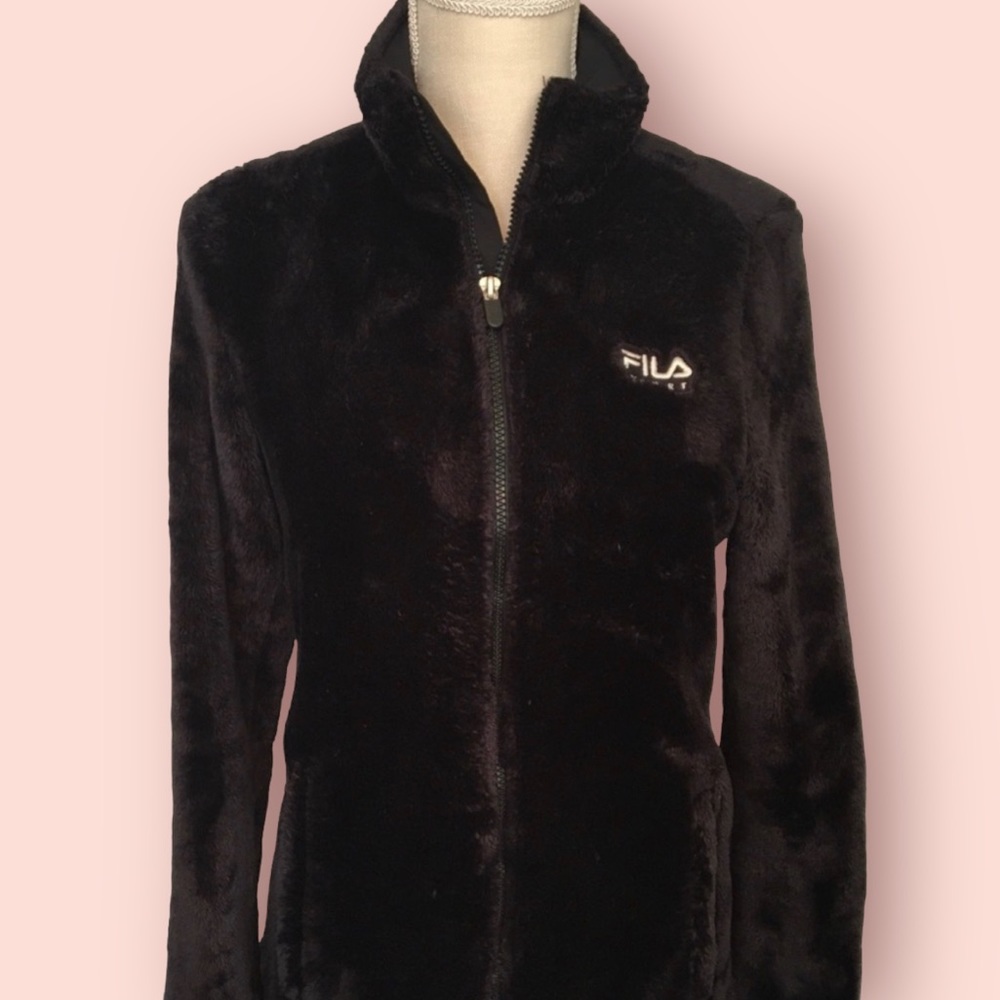 FILA Soft High Pile Fleece Jacket Size: Small